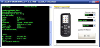 Sagem code desimlock